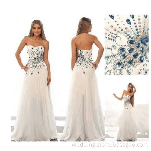 Sweetheart Beading A-line Prom Dress